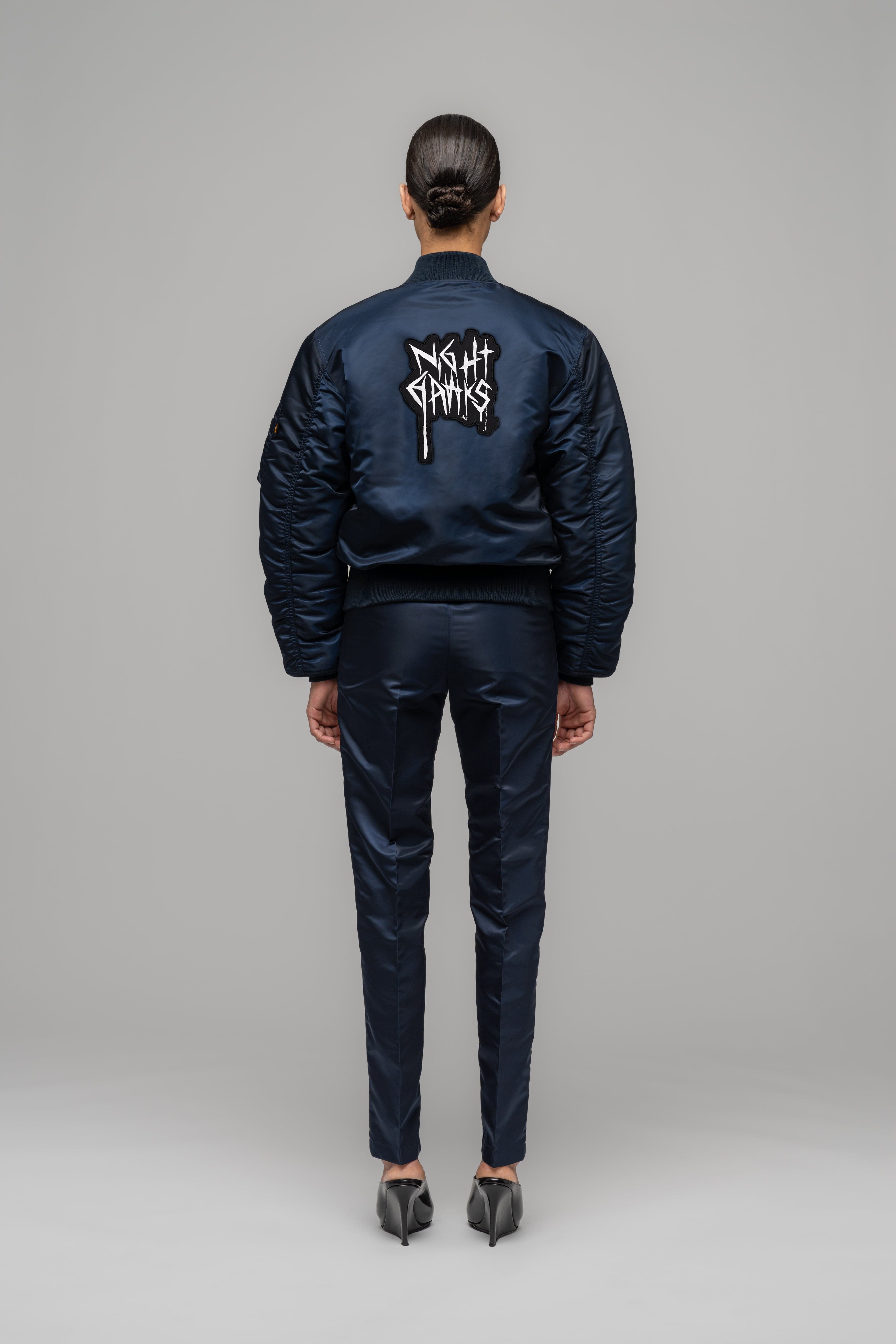 ALPHA x 032c FLIGHT BOMBER - BACK-NAVY