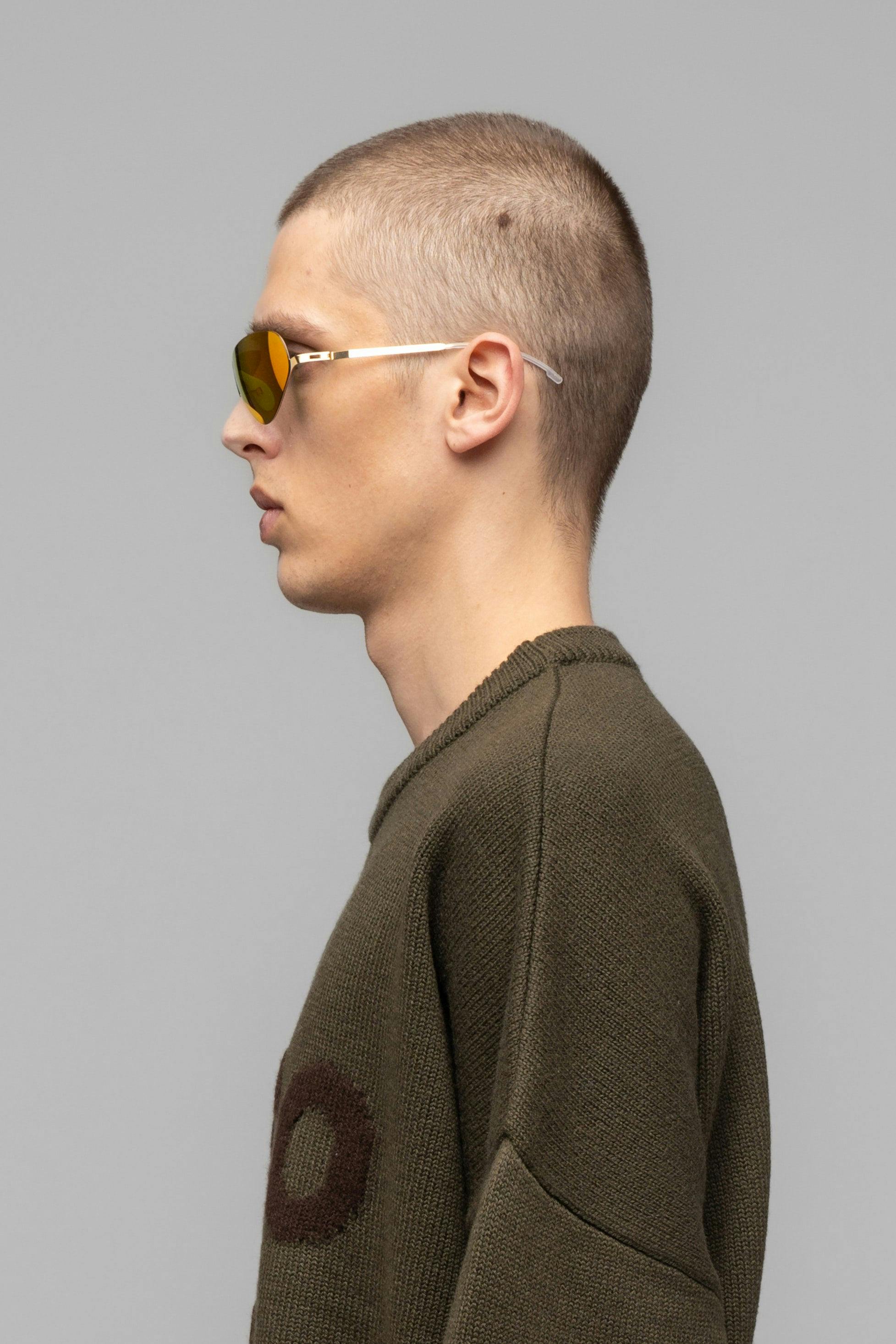 MYKITA | 032c ALPINE Sunglasses Orange Flash - Ecom_Crop1