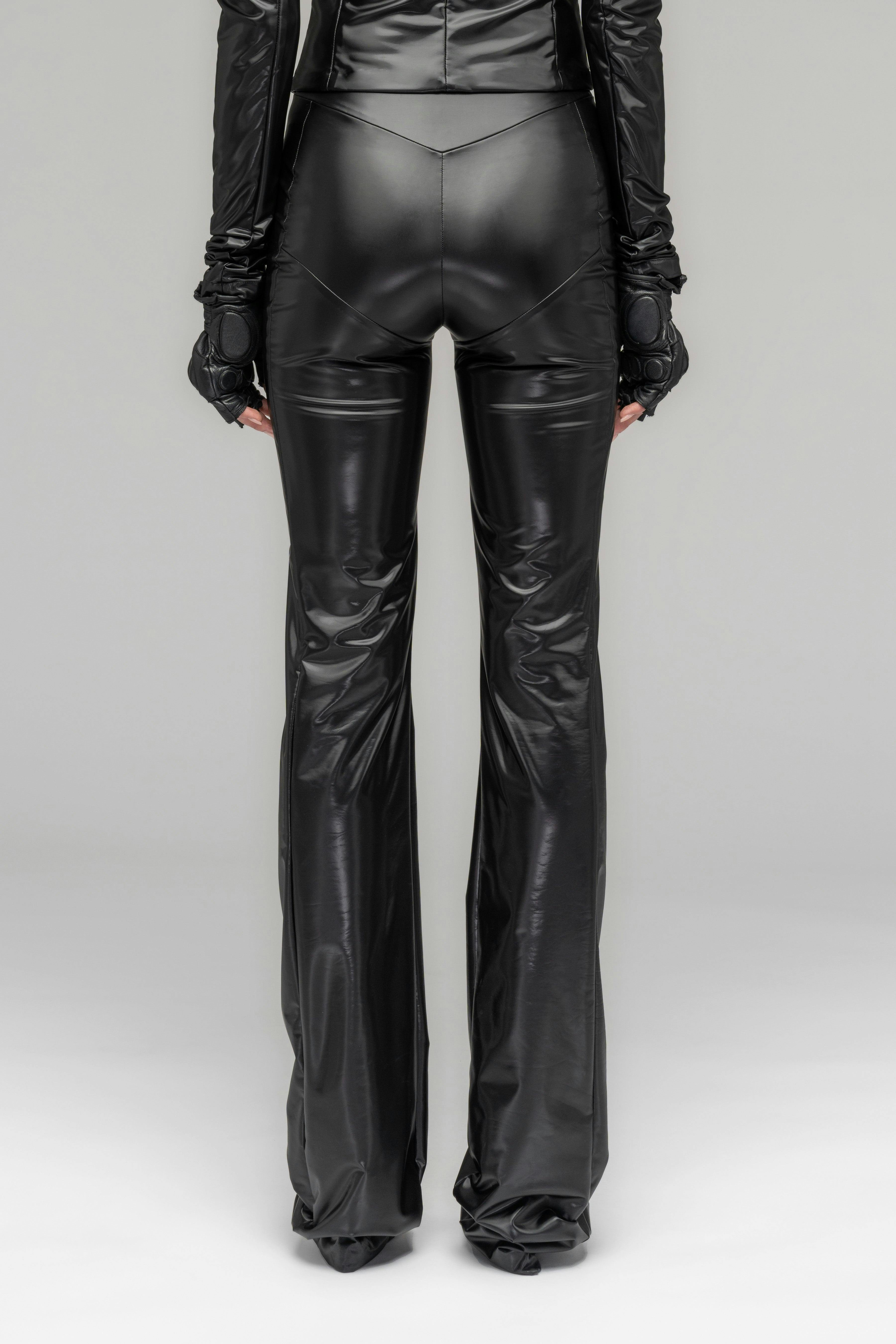 "TRAPEZE" WOVEN STRETCH SUIT TROUSERS IN LUSTER - FW23-W-3081_3