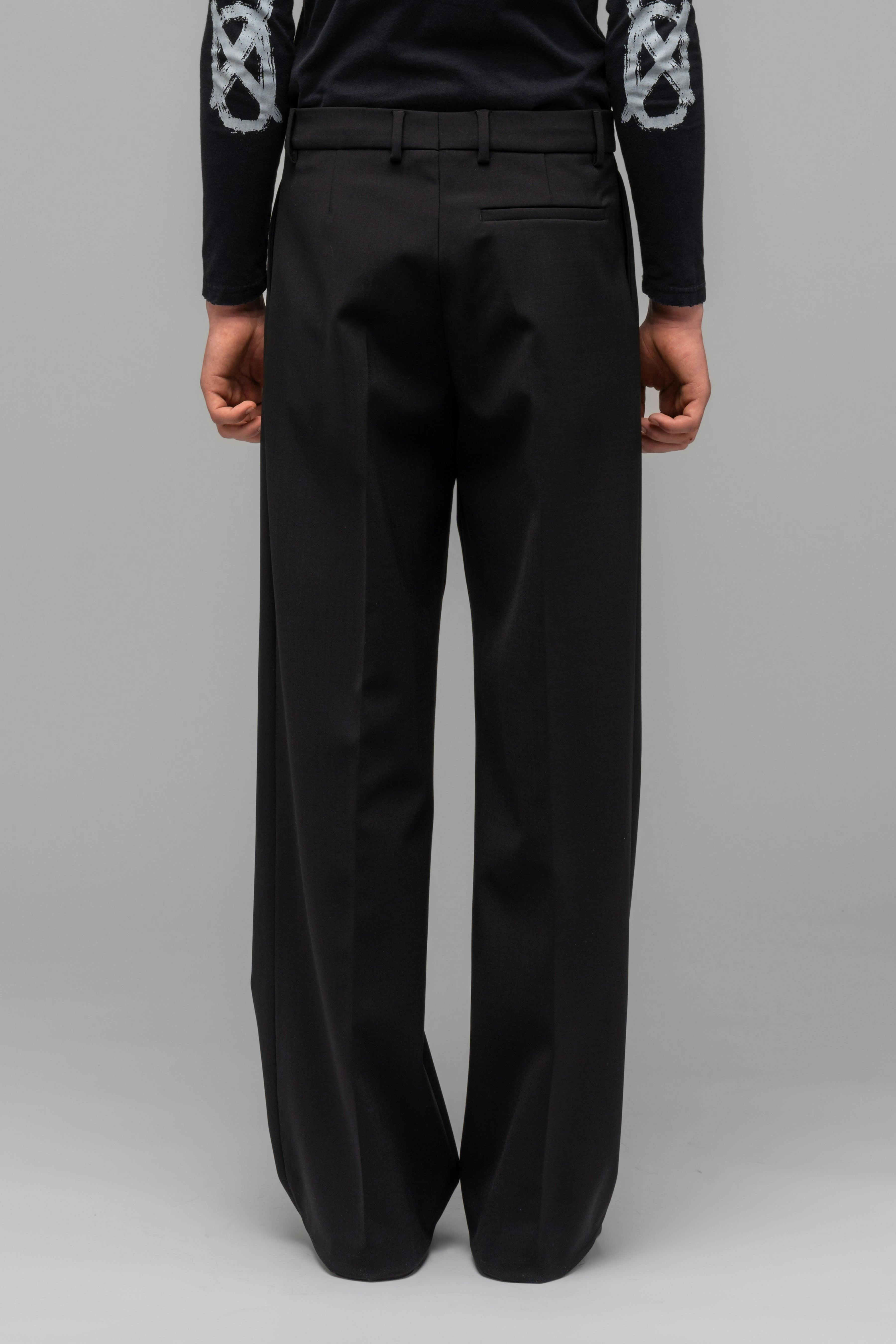 "PORTRAIT" WIDE LEG SUIT TROUSERS - WU101746-3