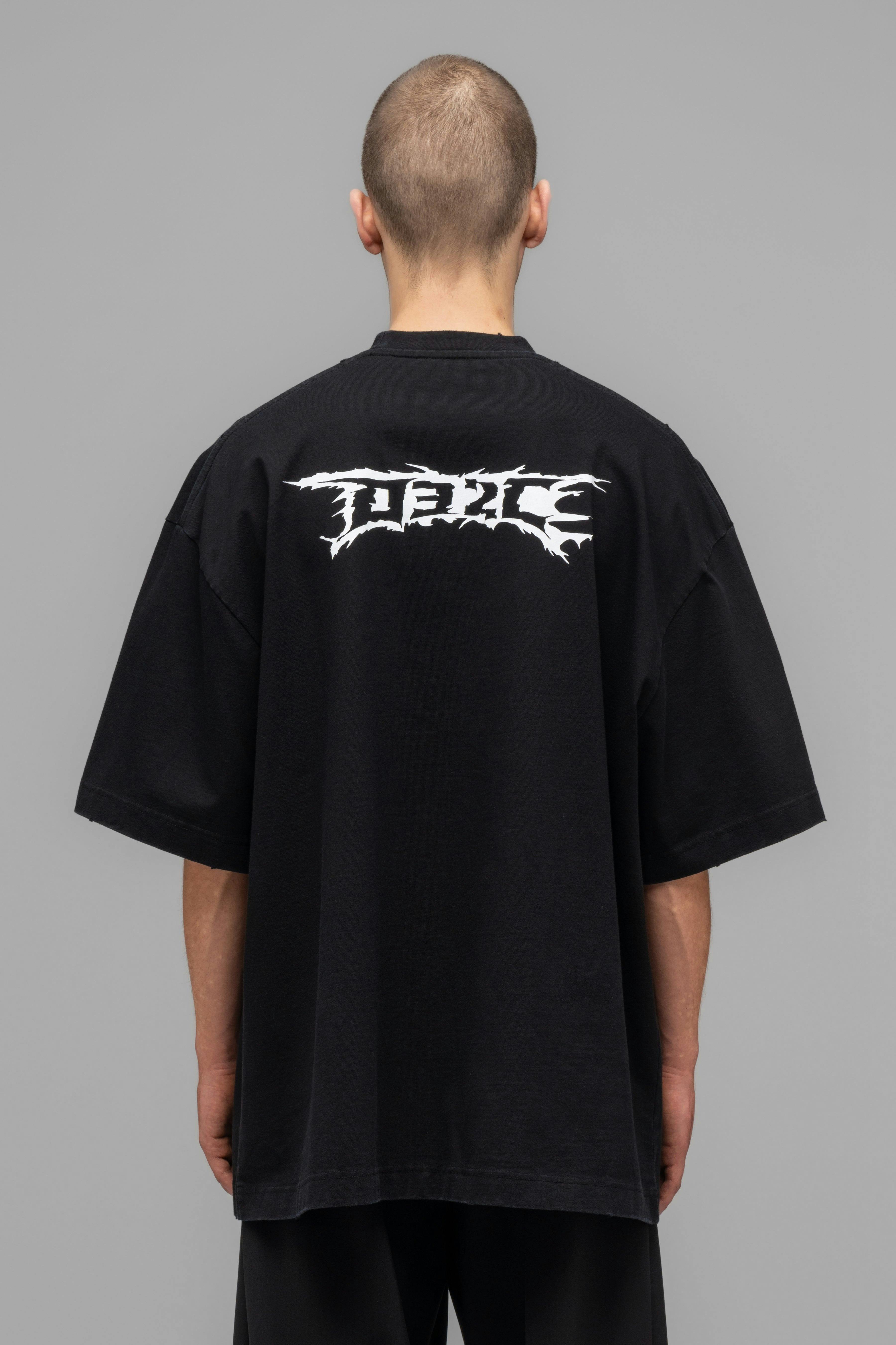 "NERVE SHATTER" OVERSIZED T-SHIRT - WU101779-2