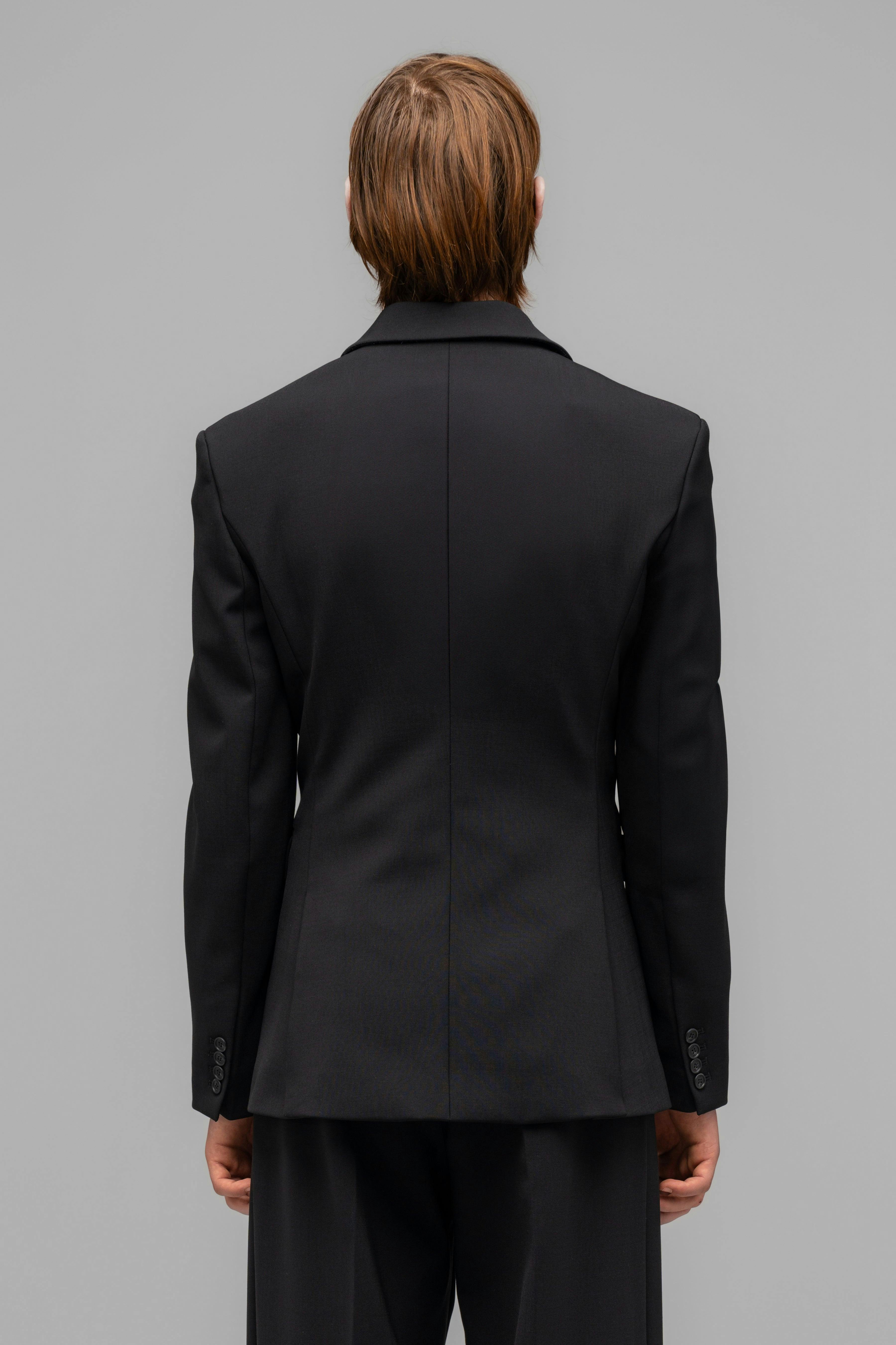 "PORTRAIT" DOUBLE BREASTED SUIT JACKET - WU101793-2