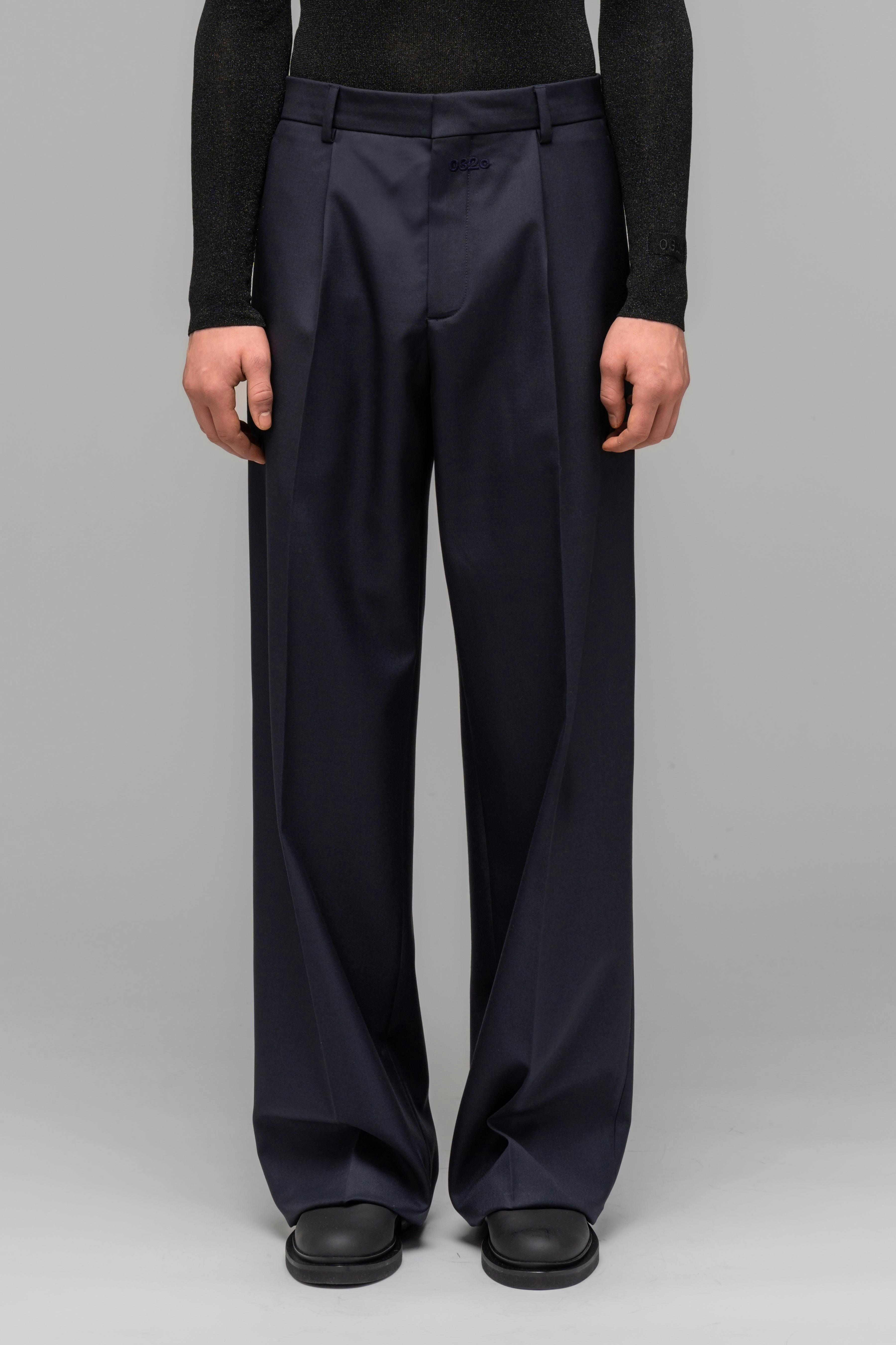 WIDE LEG SUIT TROUSERS - WU101813-3