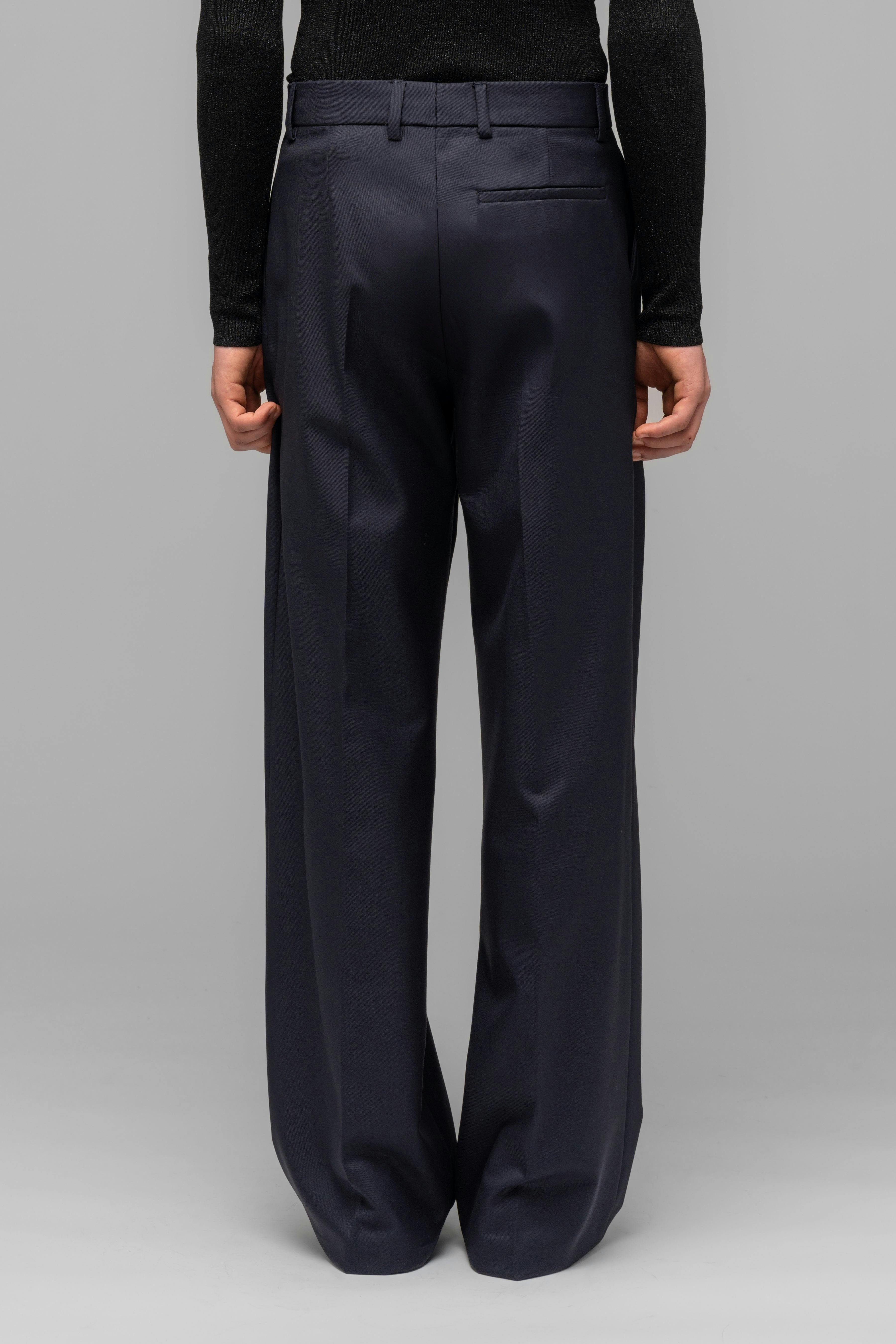 WIDE LEG SUIT TROUSERS - WU101816-3