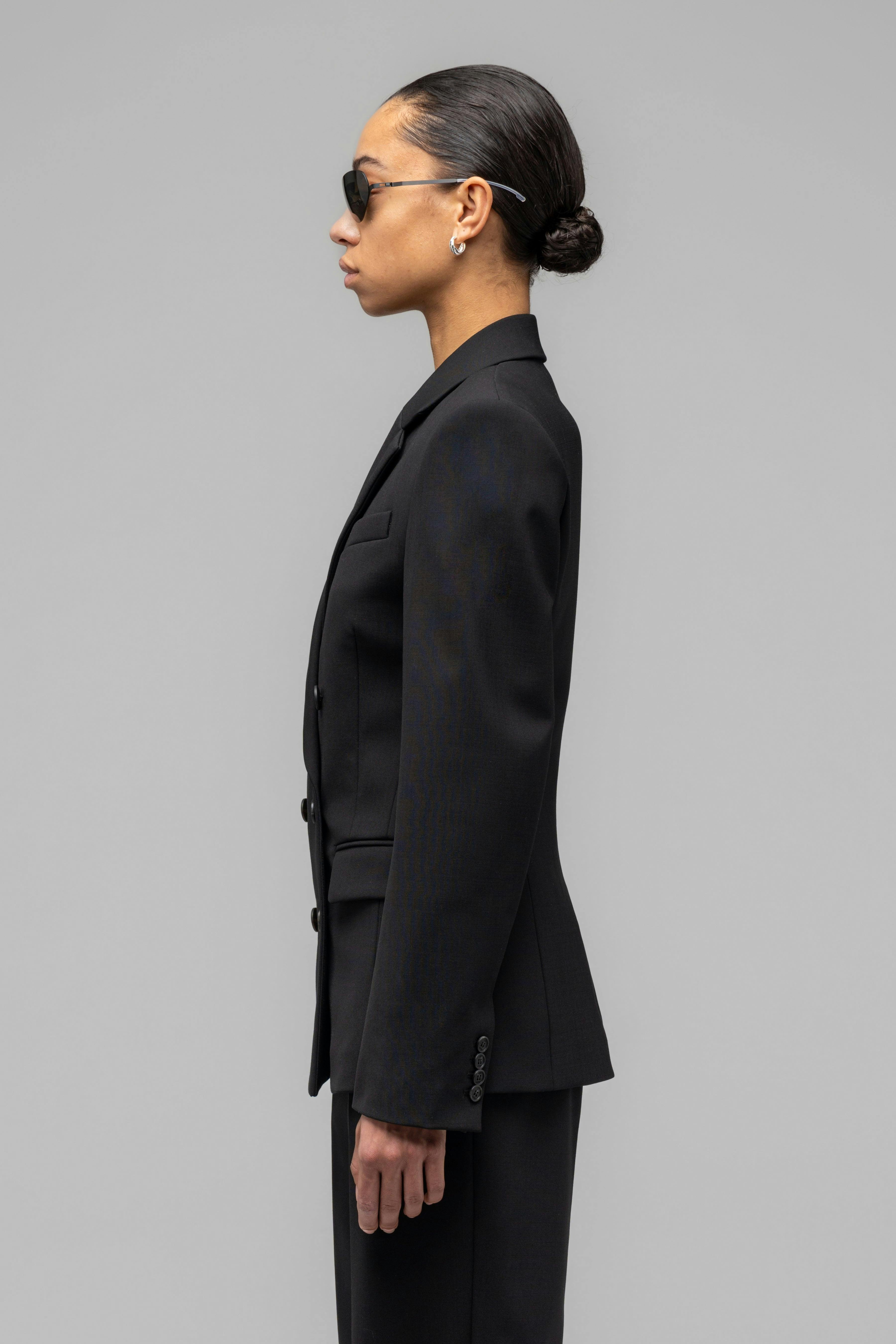 "PORTRAIT" DOUBLE BREASTED SUIT JACKET - WU102175-2