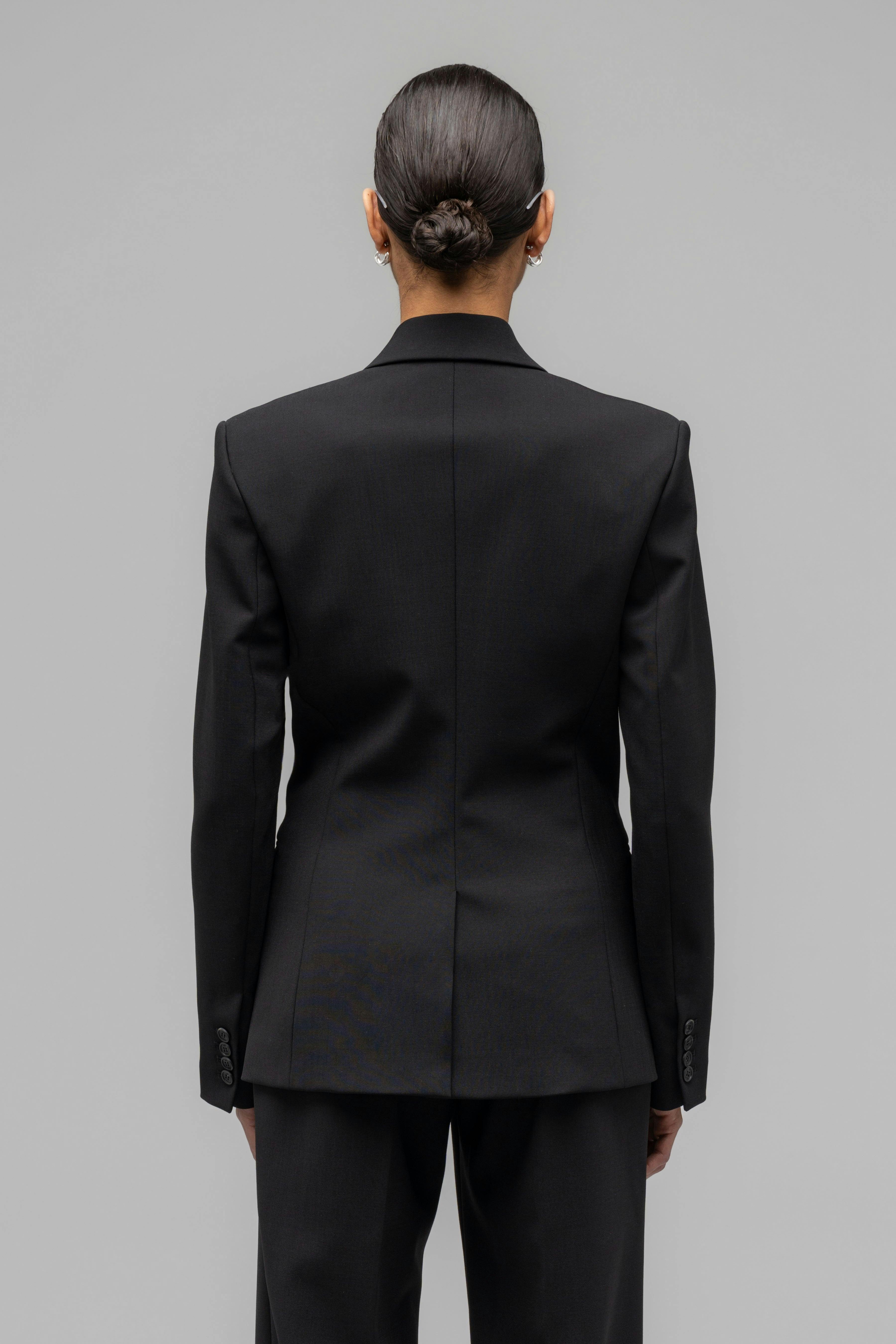 "PORTRAIT" DOUBLE BREASTED SUIT JACKET - WU102176-2