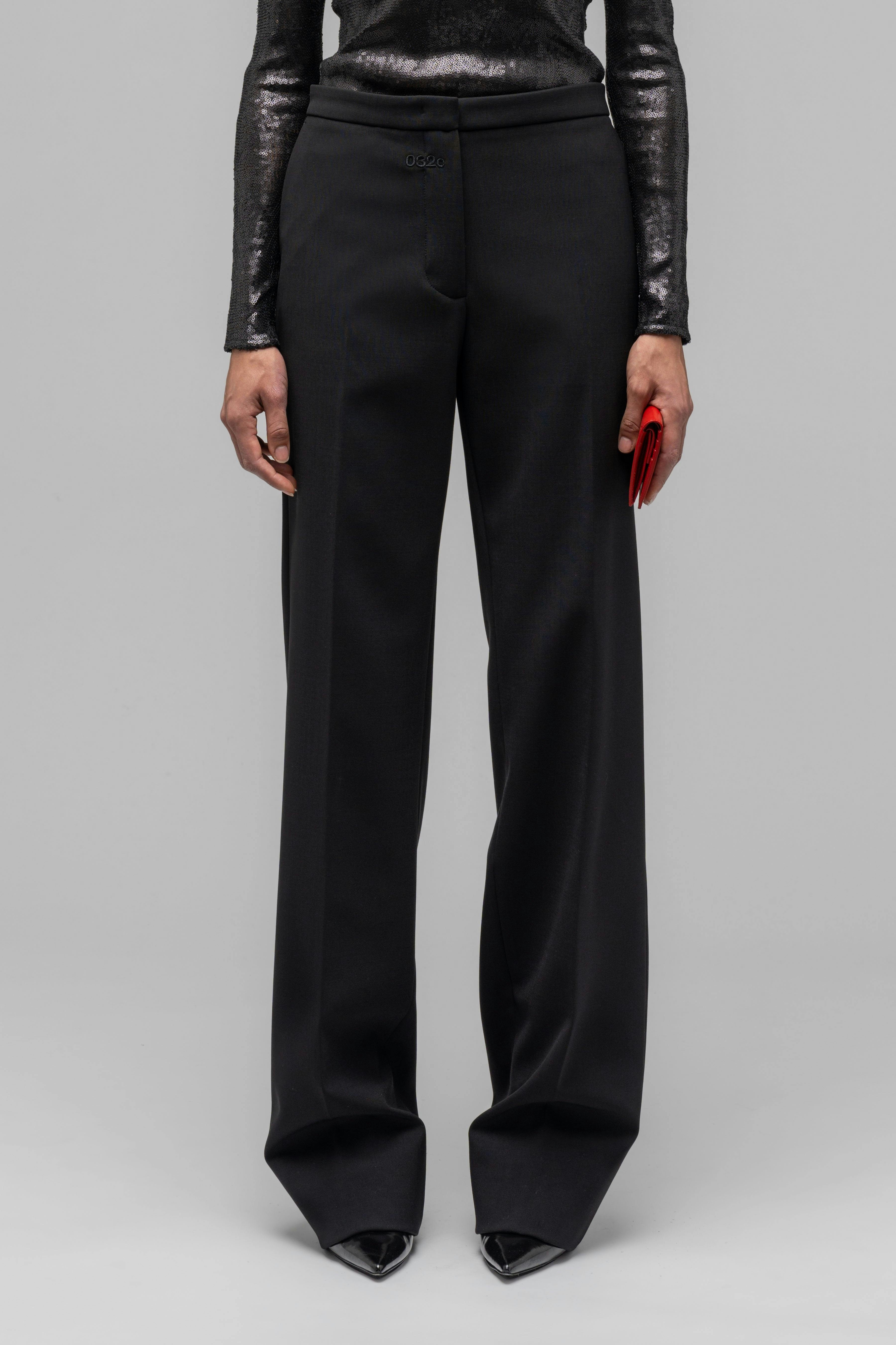 "PORTRAIT" LOOSE CUT SUIT TROUSERS - WU102217-3