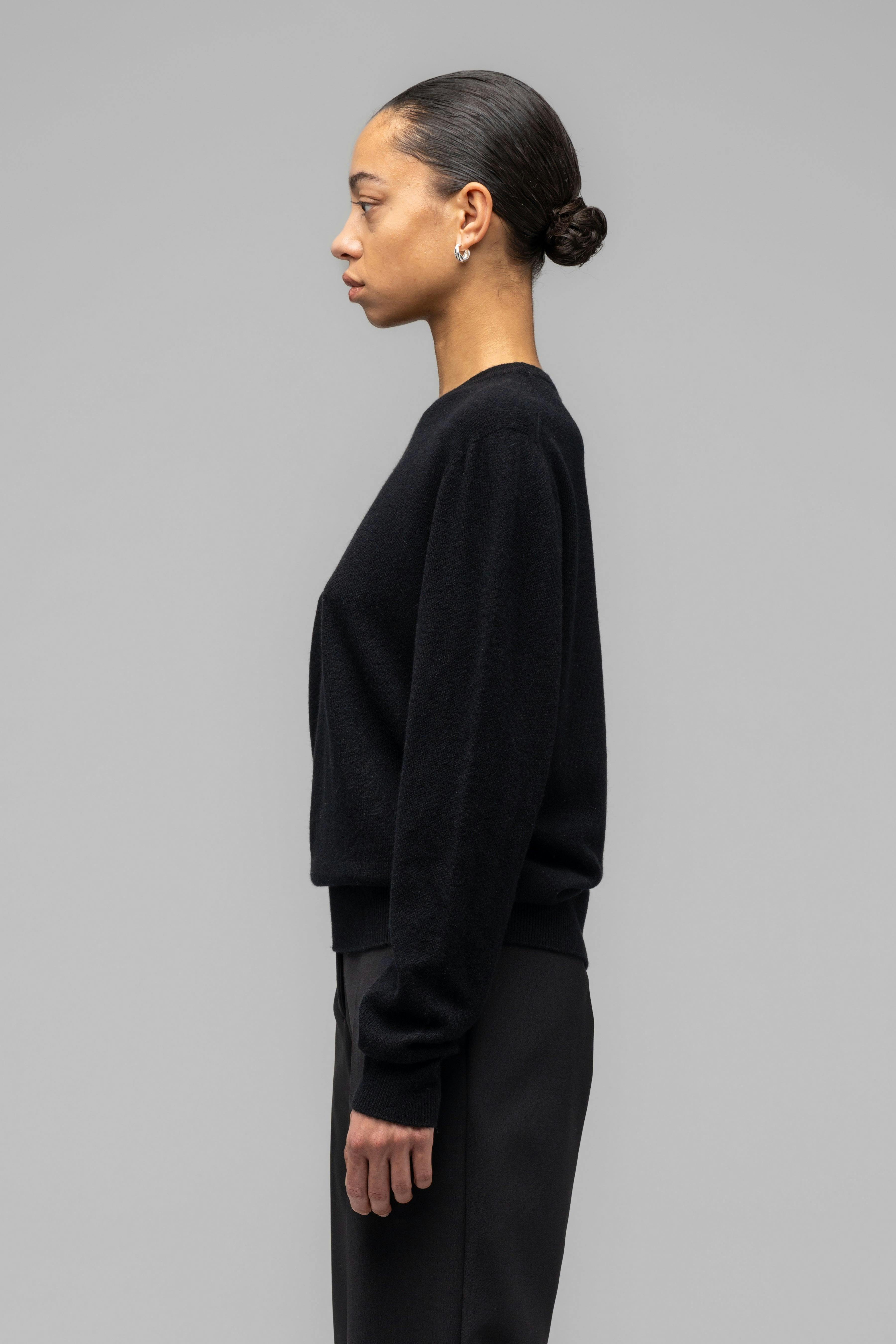 LOGO CASHMERE BLEND SWEATER - WU102237-2