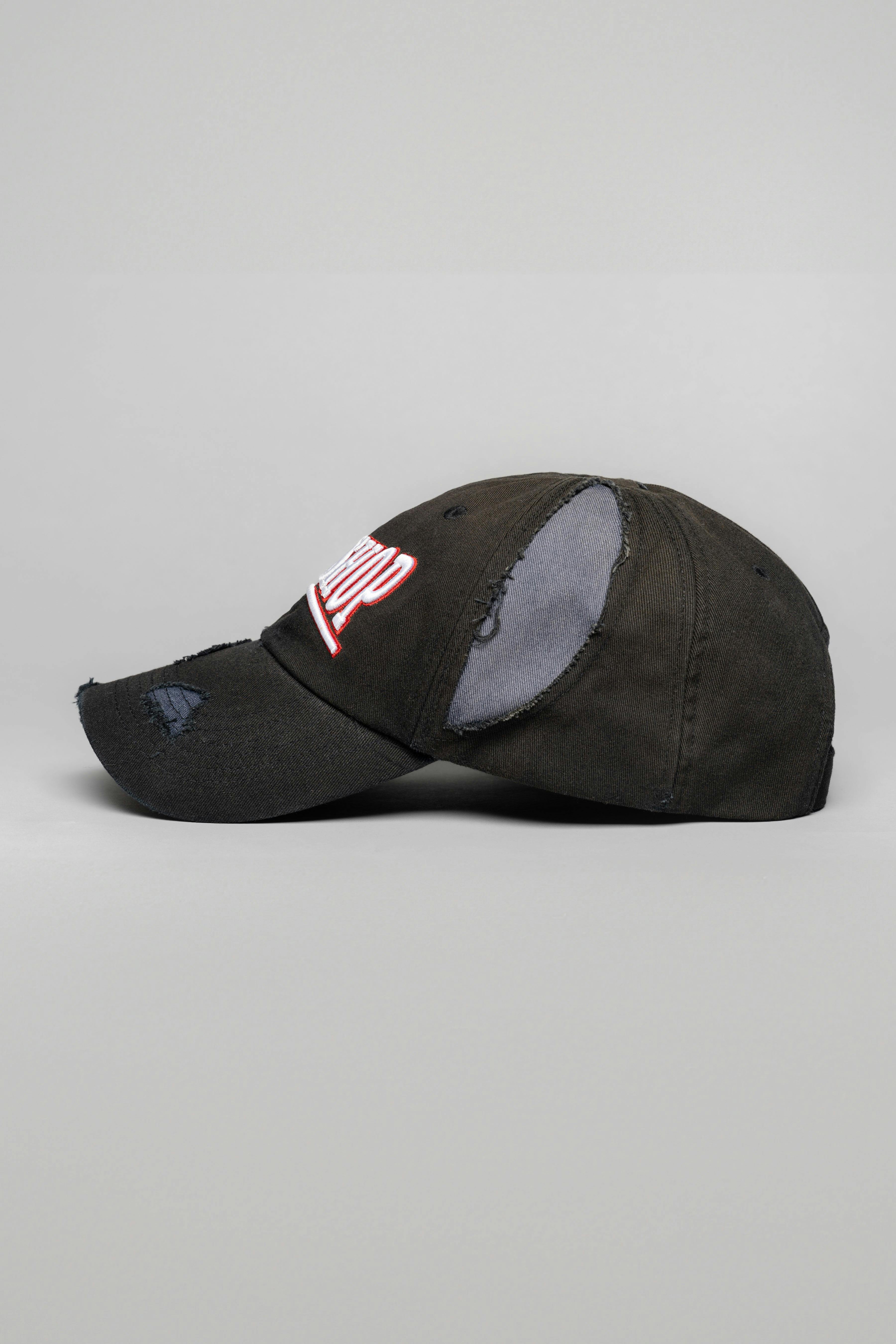 "VICTOR" DISTRESSED CAP - WU102432