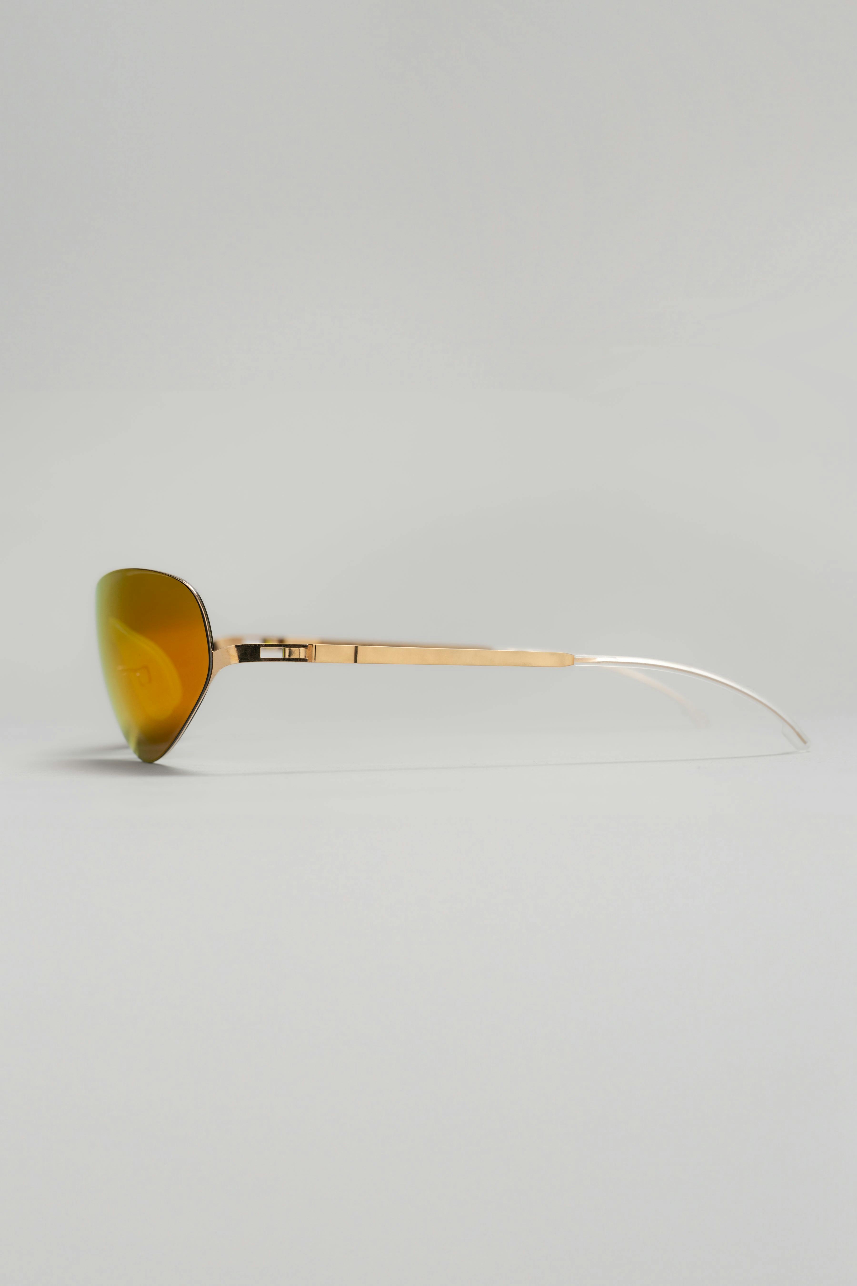 MYKITA | 032c ALPINE Sunglasses Orange Flash - WU102483_1