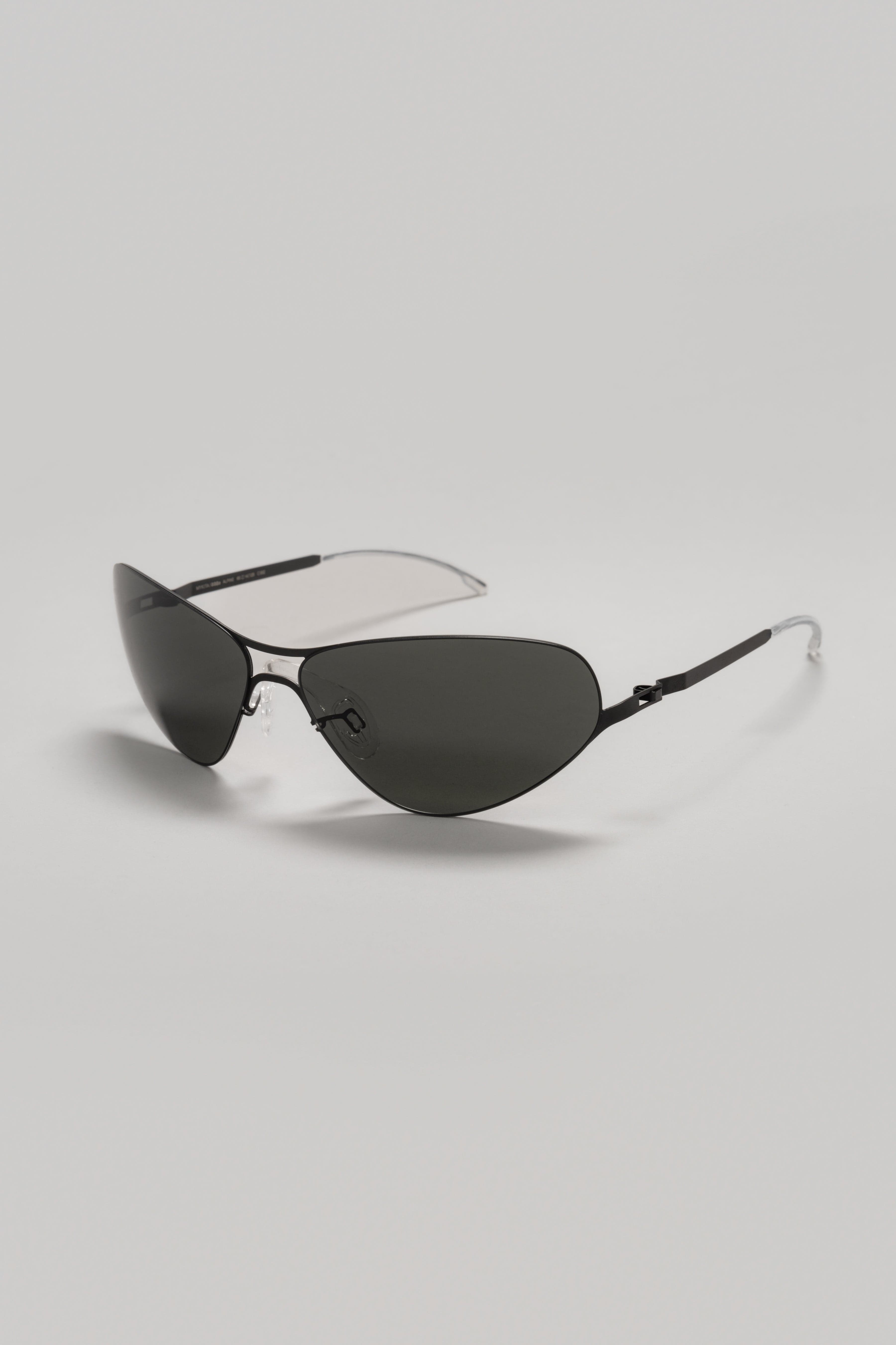 MYKITA | 032c ALPINE Sunglasses Black Solid - WU102495_1