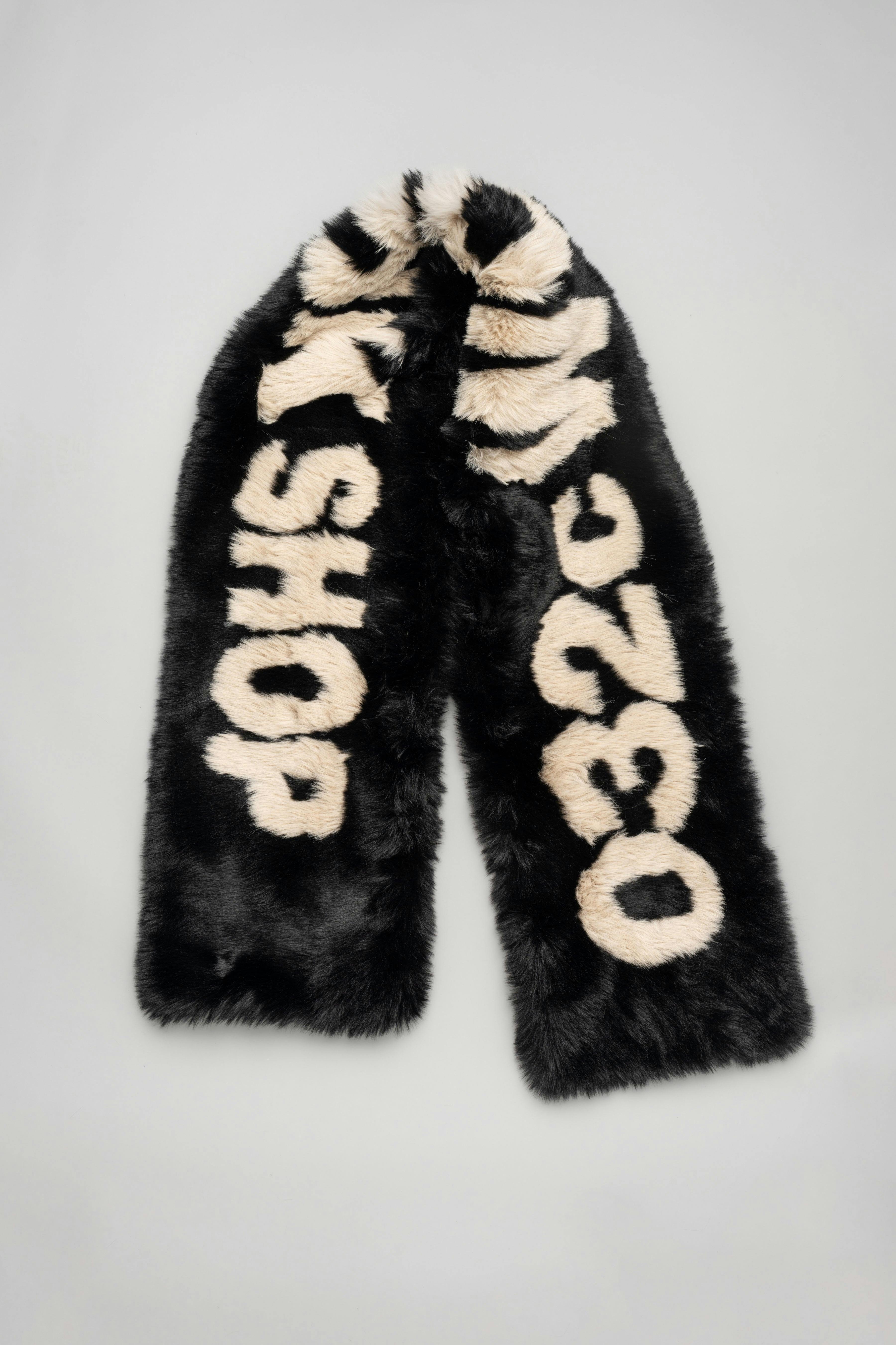 "ANTI-GAUGUIN" FAUX FUR SCARF - WU102600