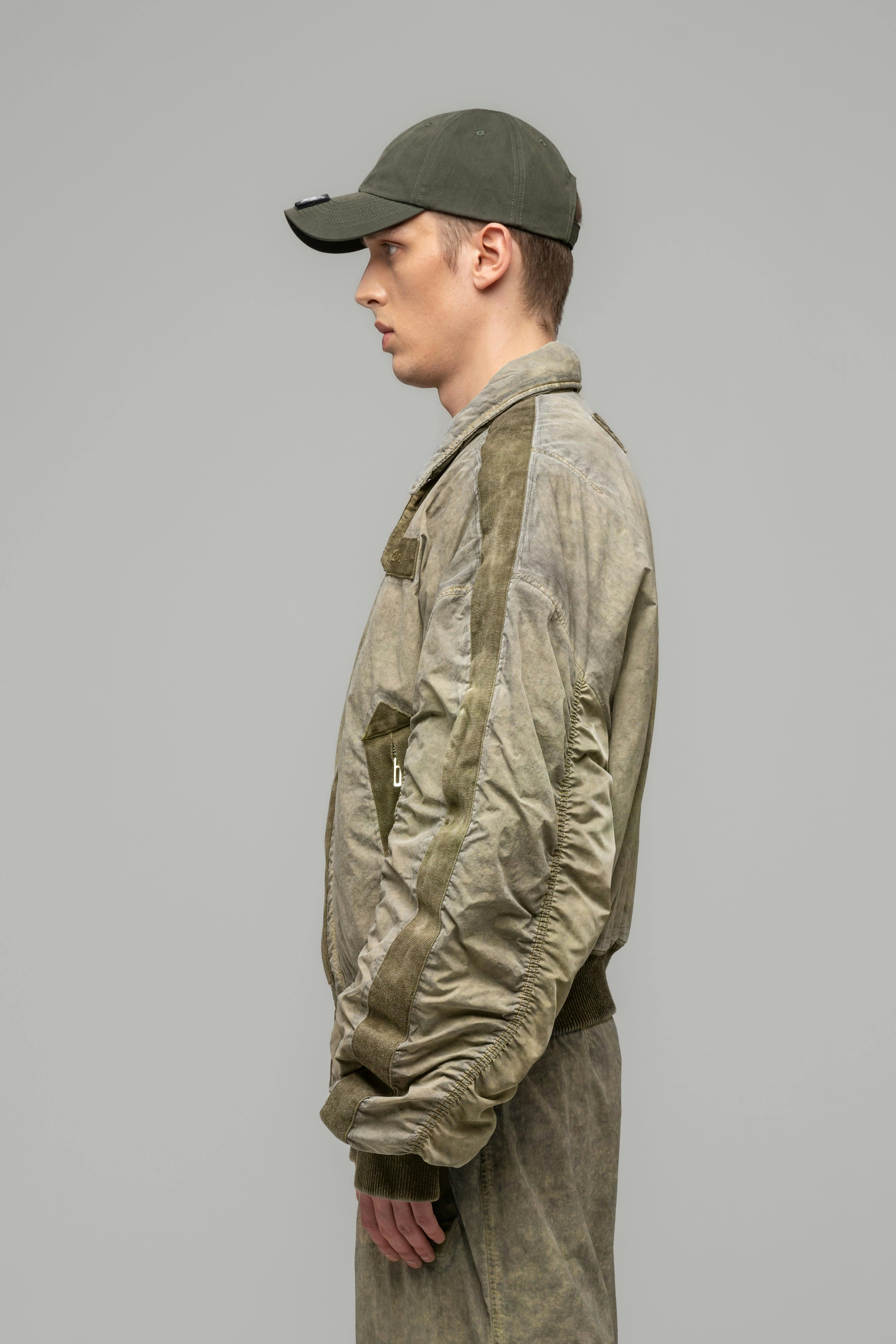 "CLAY" UTILITY BOMBER JACKET - WU102877