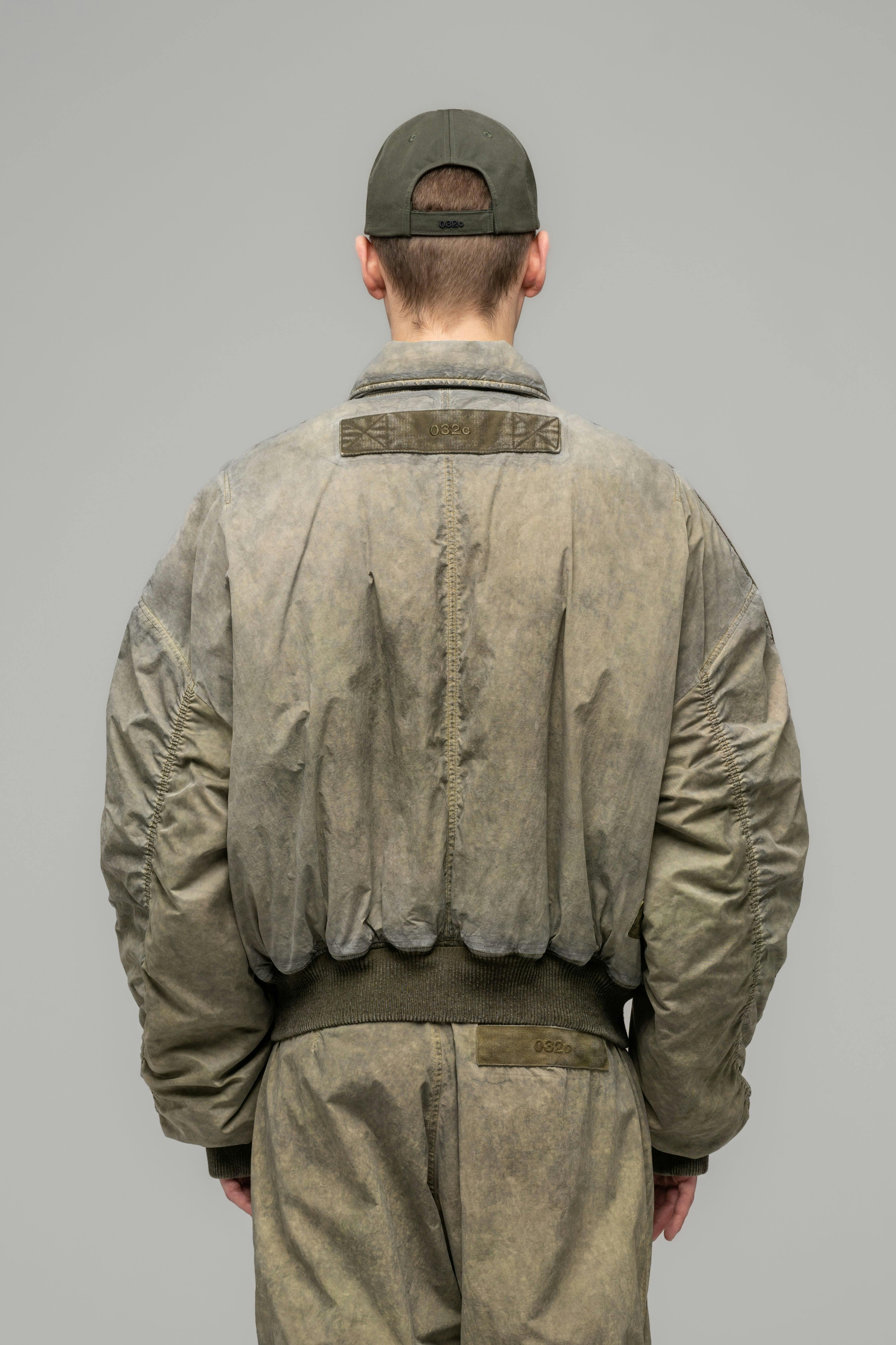 "CLAY" UTILITY BOMBER JACKET - WU102878