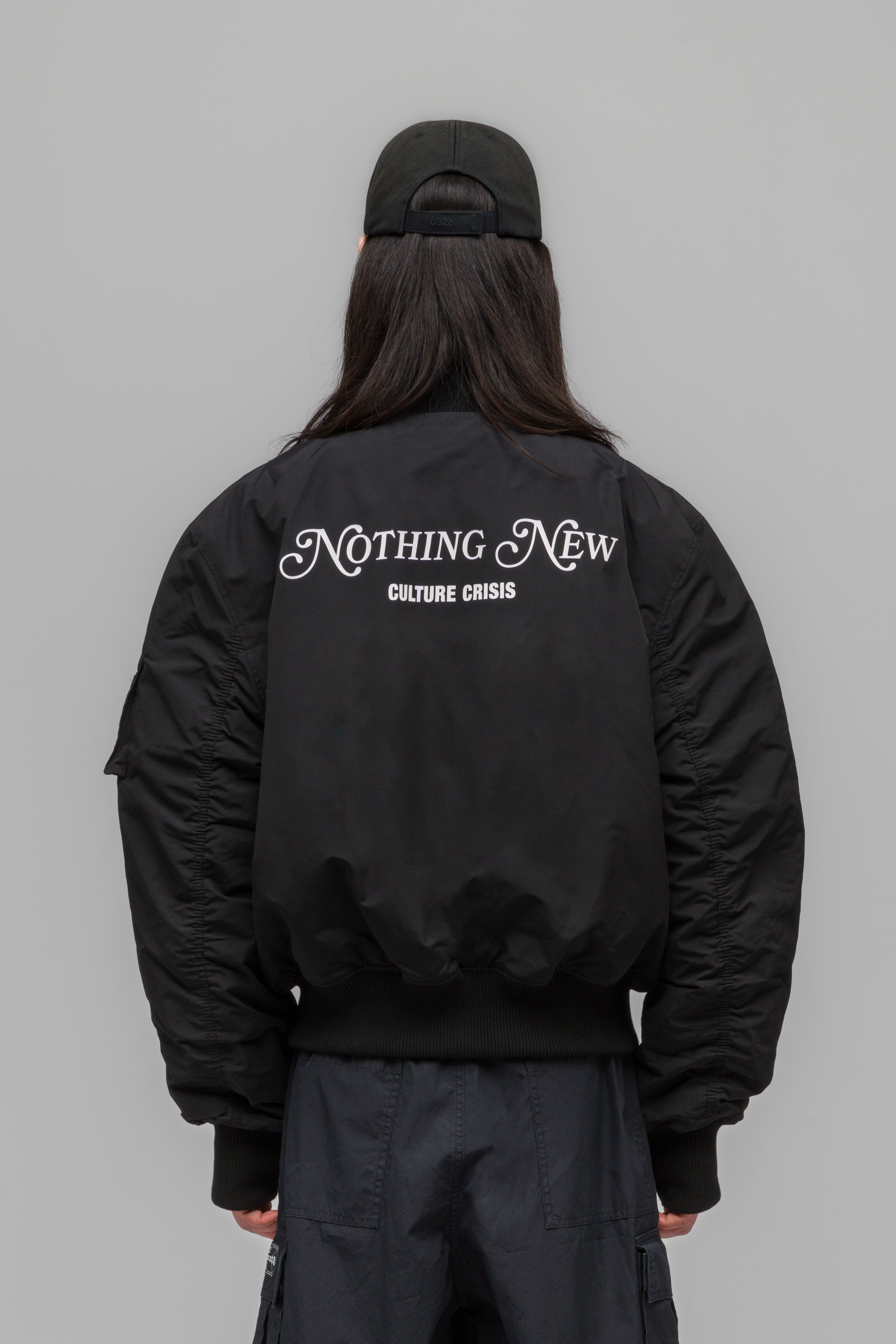 "NOTHING NEW" BOMBER JACKET - WU103114-3