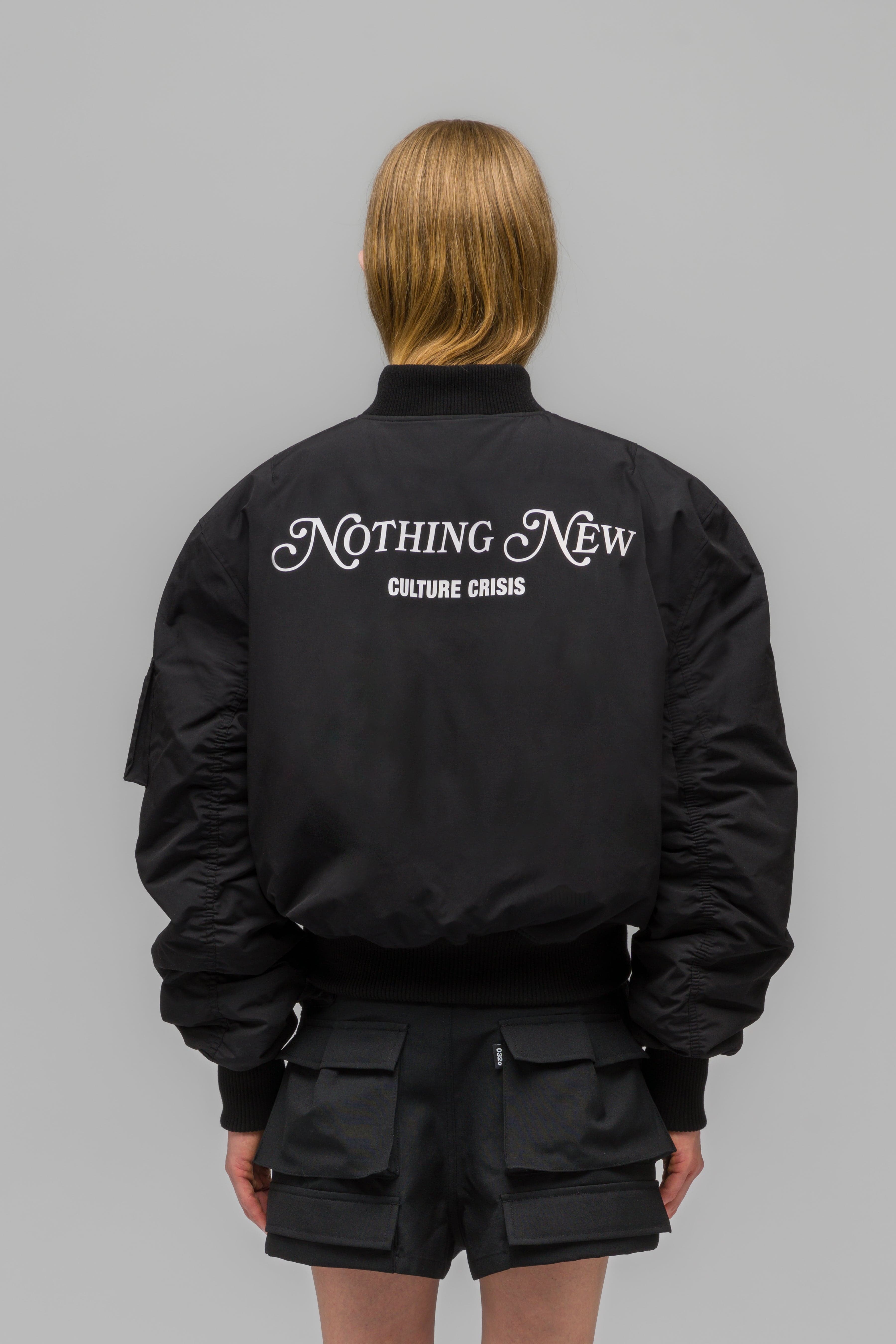 "NOTHING NEW" BOMBER JACKET - WU103640-3