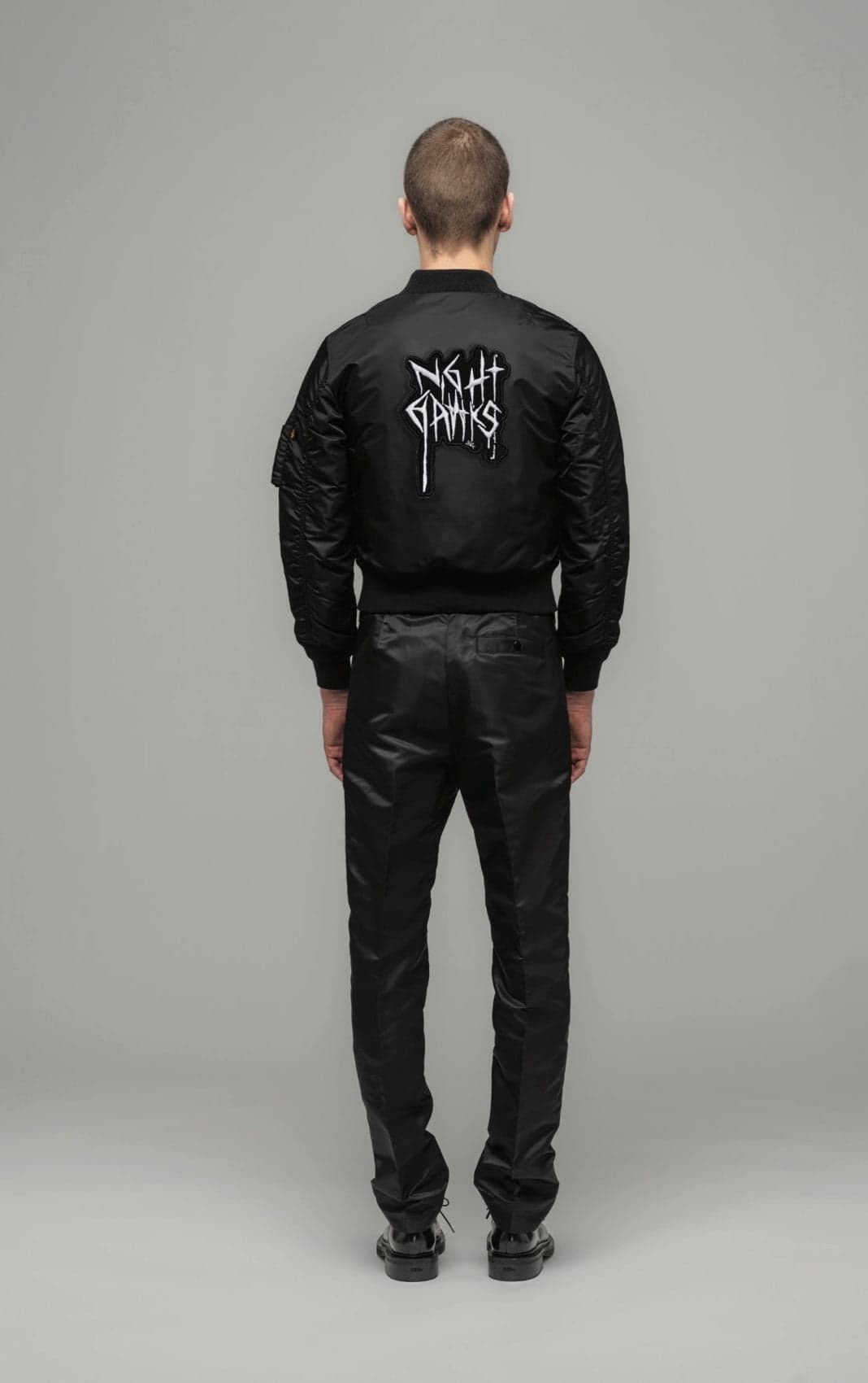 ALPHA X 032c TIGHT CUT FLIGHT BOMBER - black_back